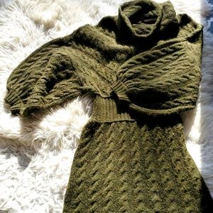 Free people cowl neck sweater dress